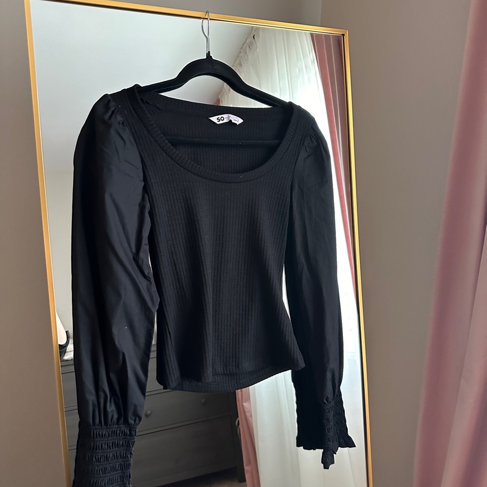 SO Black Classic Blouse
